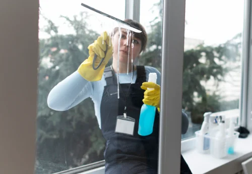 Nettoyage de vitres intérieures et extérieures au Conquet